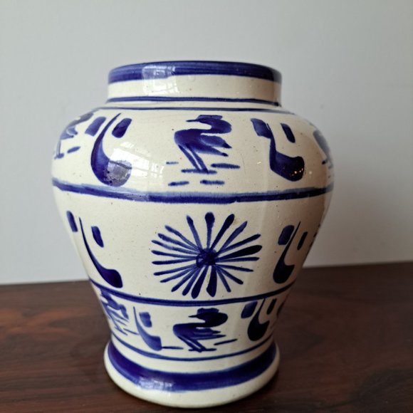 Vintage Oaxaca Pottery Vase - Picture 2 of 4